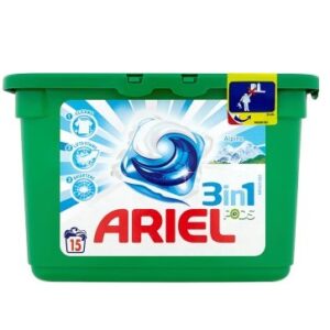Ariel 3in1 Alpine Washing Gel Capsules 15 pcs