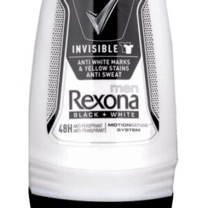 Rexona Men Invisible Black + White Deodorant Roll-On 50ml