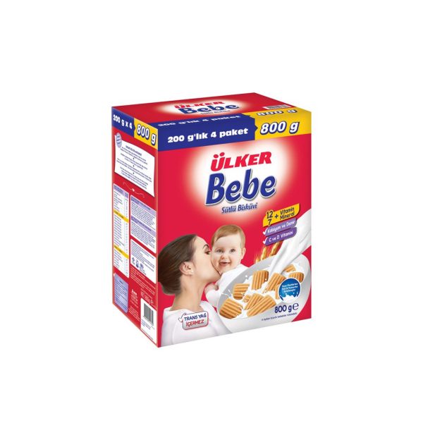 ULKER BEBE BISCUITS WITH MILK 800g