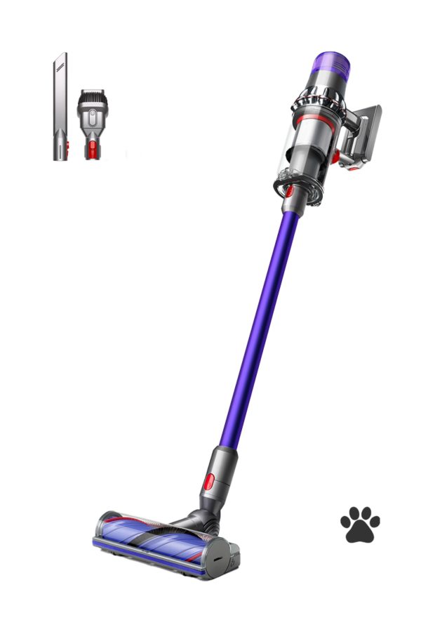 Dyson - V11 Cordless Vacuum with 6 accessories - Nickel/Blue